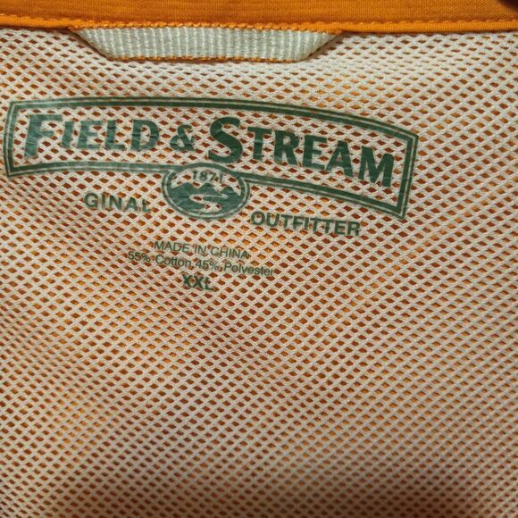 Field & Stream Orange Fishing Shirt - Picture 2 of 7